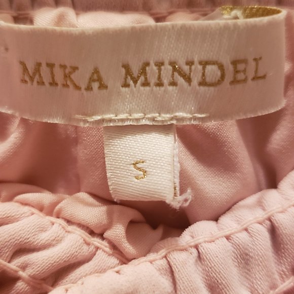 Mika Mindel -Off Shoulder Dress -Light Pk -Sz S - Picture 5 of 7